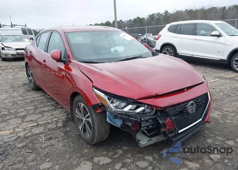 2021 Nissan Sentra Sv Xtronic Cvt from USA, damaged, VIN 3N1AB8CV8MY212681